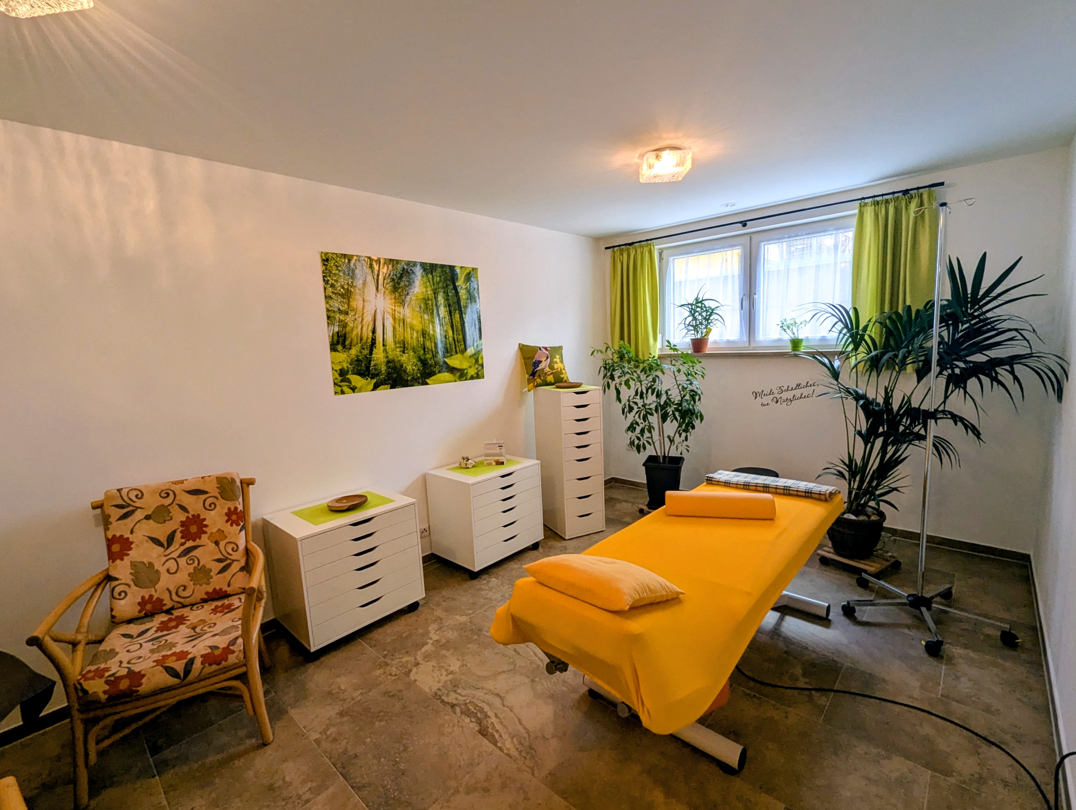 Behandlungsraum der Privatpraxis